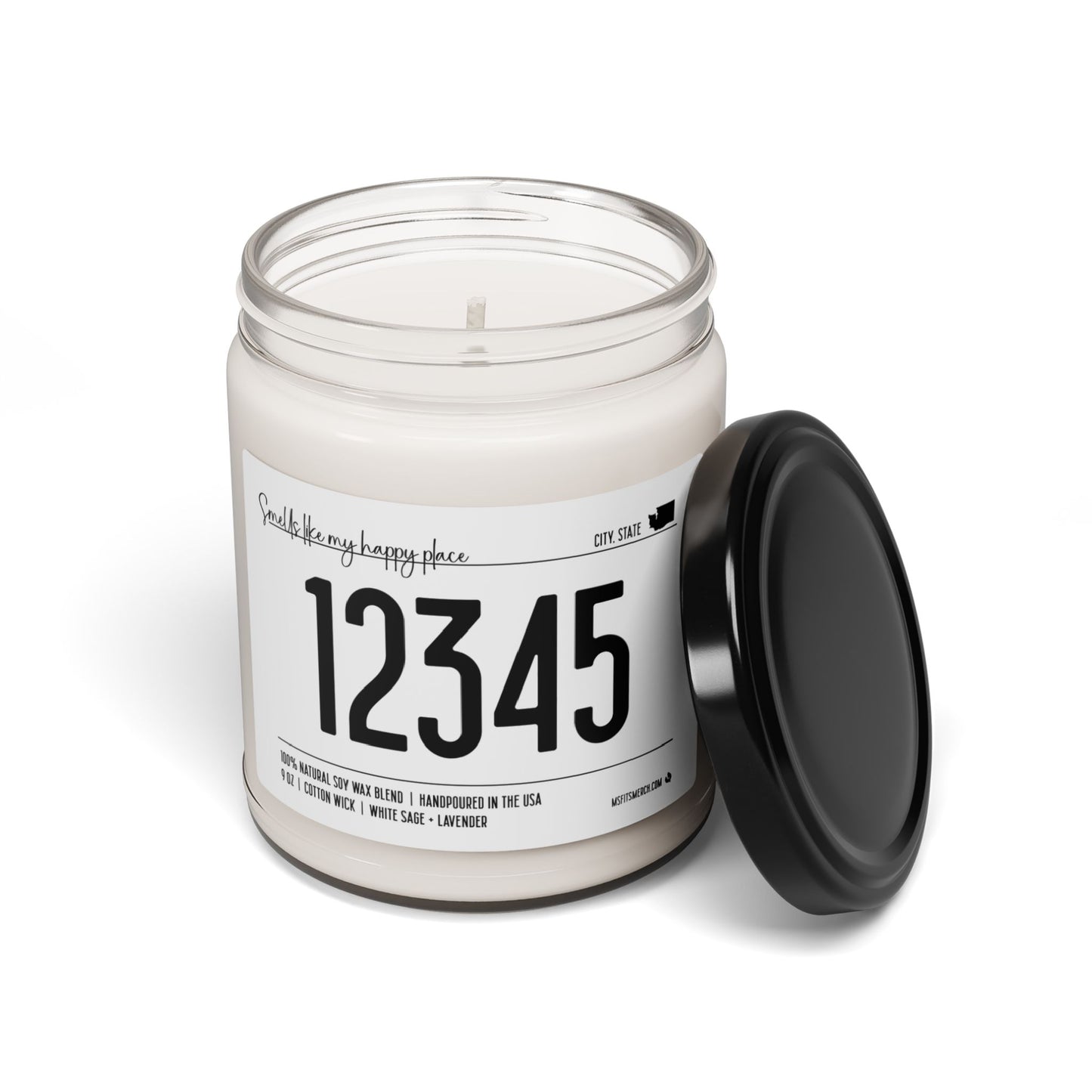 CUSTOM Zip Code Candle Gift, zip code moving gift, 9 oz Custom Candle, housewarming new homeowner city state gift first home decor moving gift realtor candle