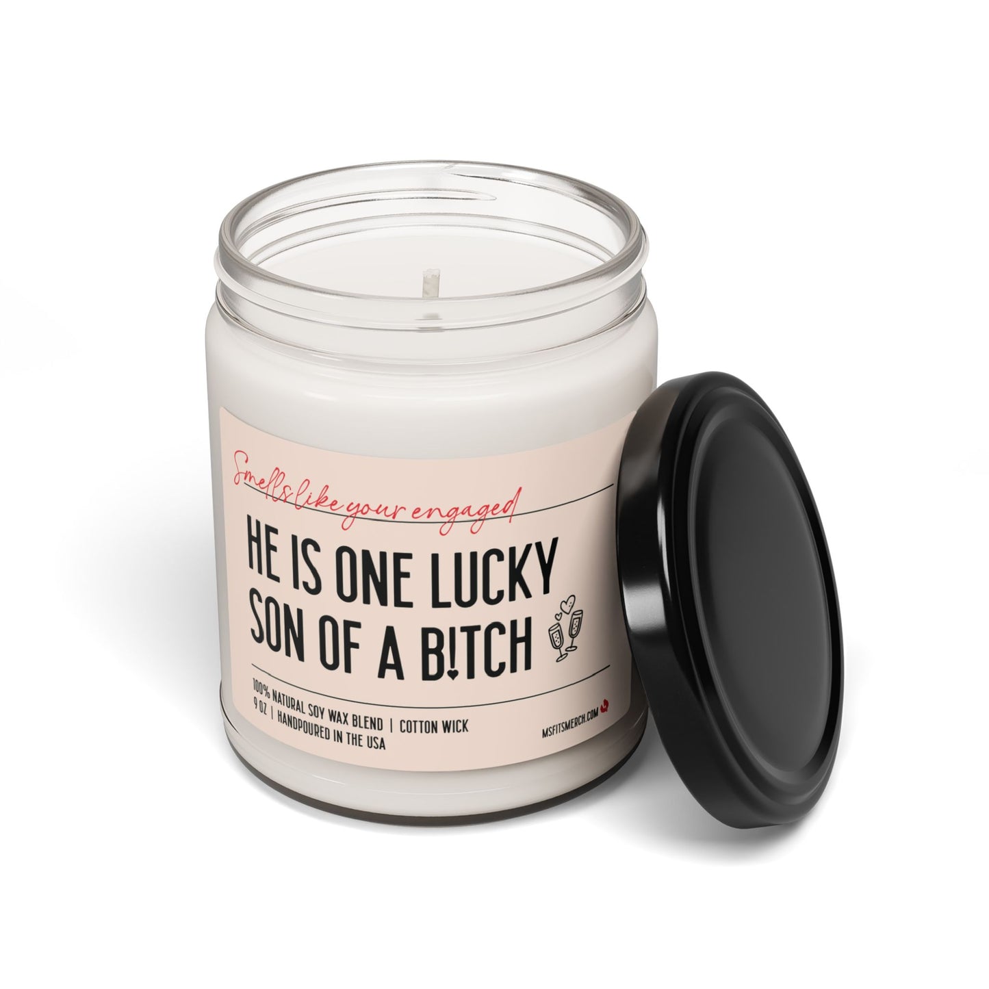 Wedding Candle Gift Bridal Shower Gift Funny Gift for Bride to Be Funny Wedding Gift for Friend Lucky SOB for Wedding Engagement Gift