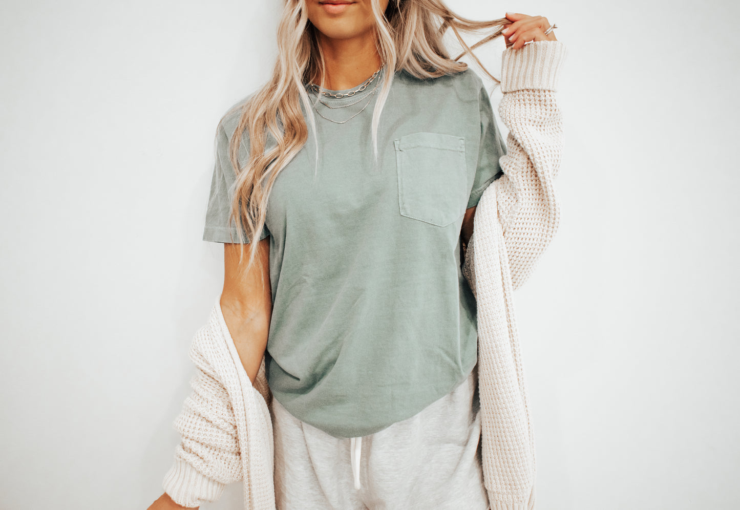 Comfort Colors 6030 Heavyweight Adult Pocket Garment Dyed T-Shirt