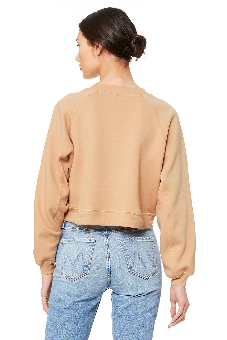 Bella Canvas Ladies Raglan Pullover Fleece 7505 FWD Fashion