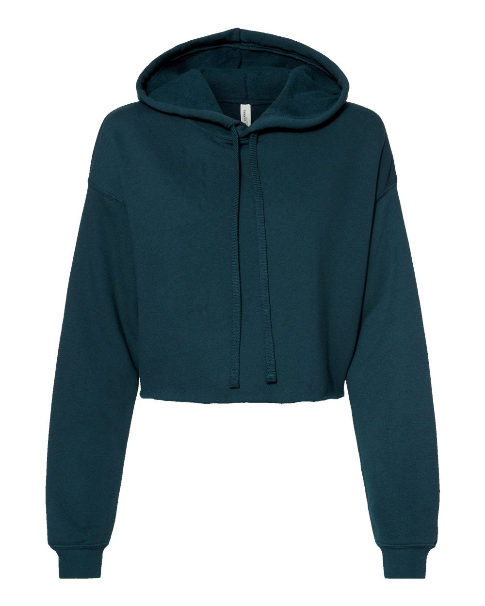 Bella Canvas 7502 Women's Crop Hoodie Fleece Sweatshirt