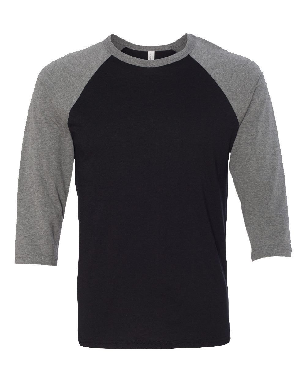 Baseball Shirt Bella Canvas 3200 Three Quarter Sleeve Raglan