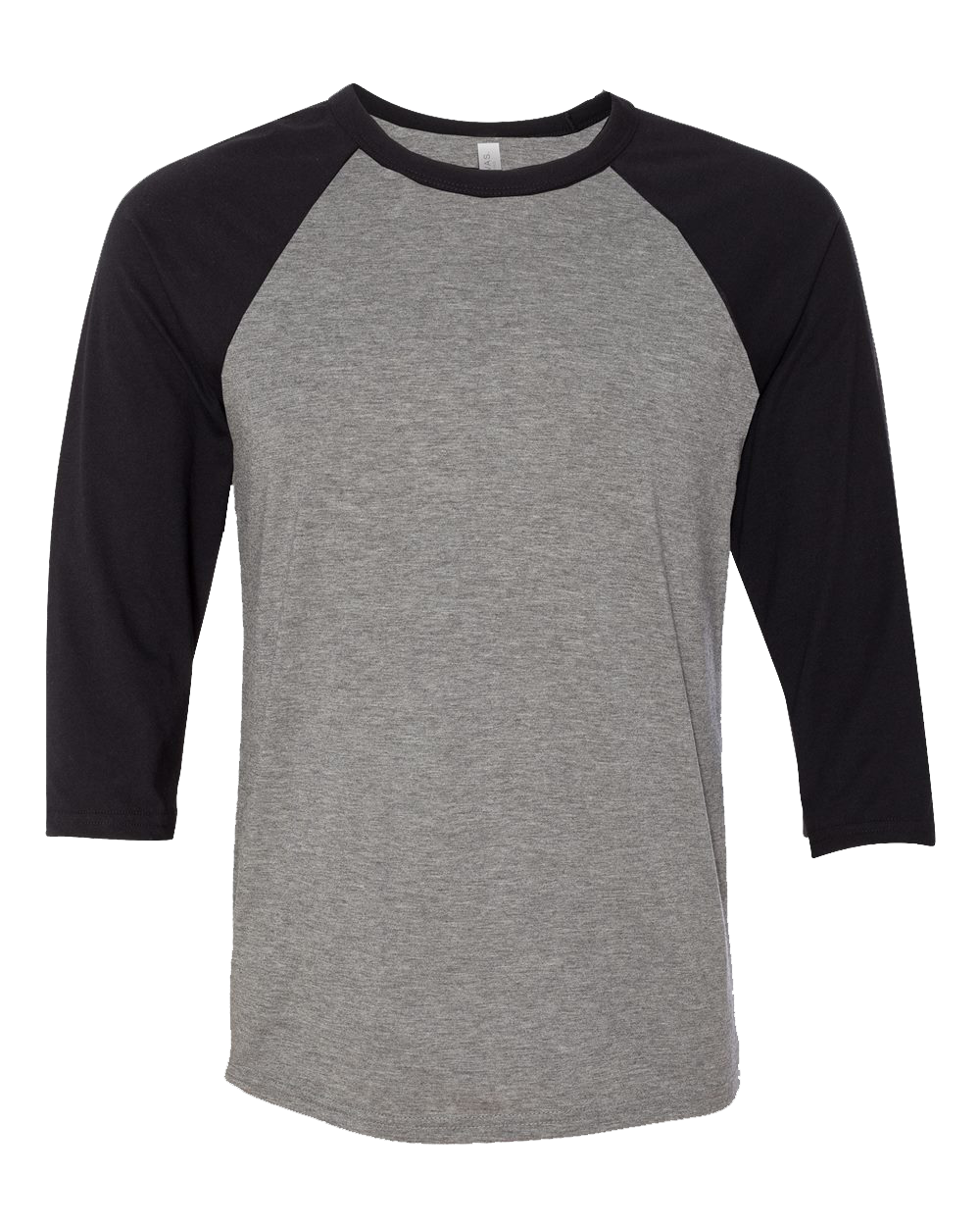 Baseball Shirt Bella Canvas 3200 Three Quarter Sleeve Raglan