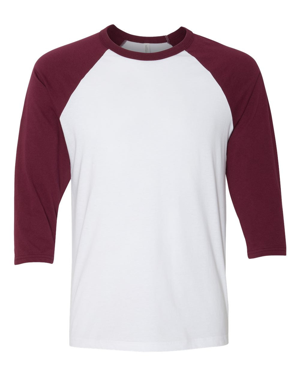 Baseball Shirt Bella Canvas 3200 Three Quarter Sleeve Raglan