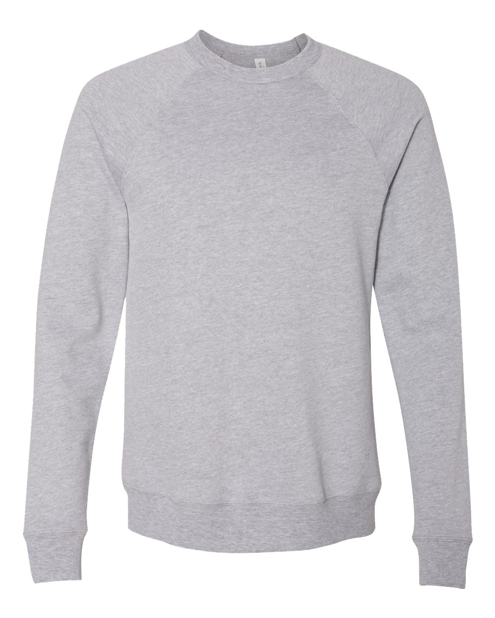 Bella Canvas 3901 Unisex Sponge Fleece Raglan Crewneck Sweatshirt