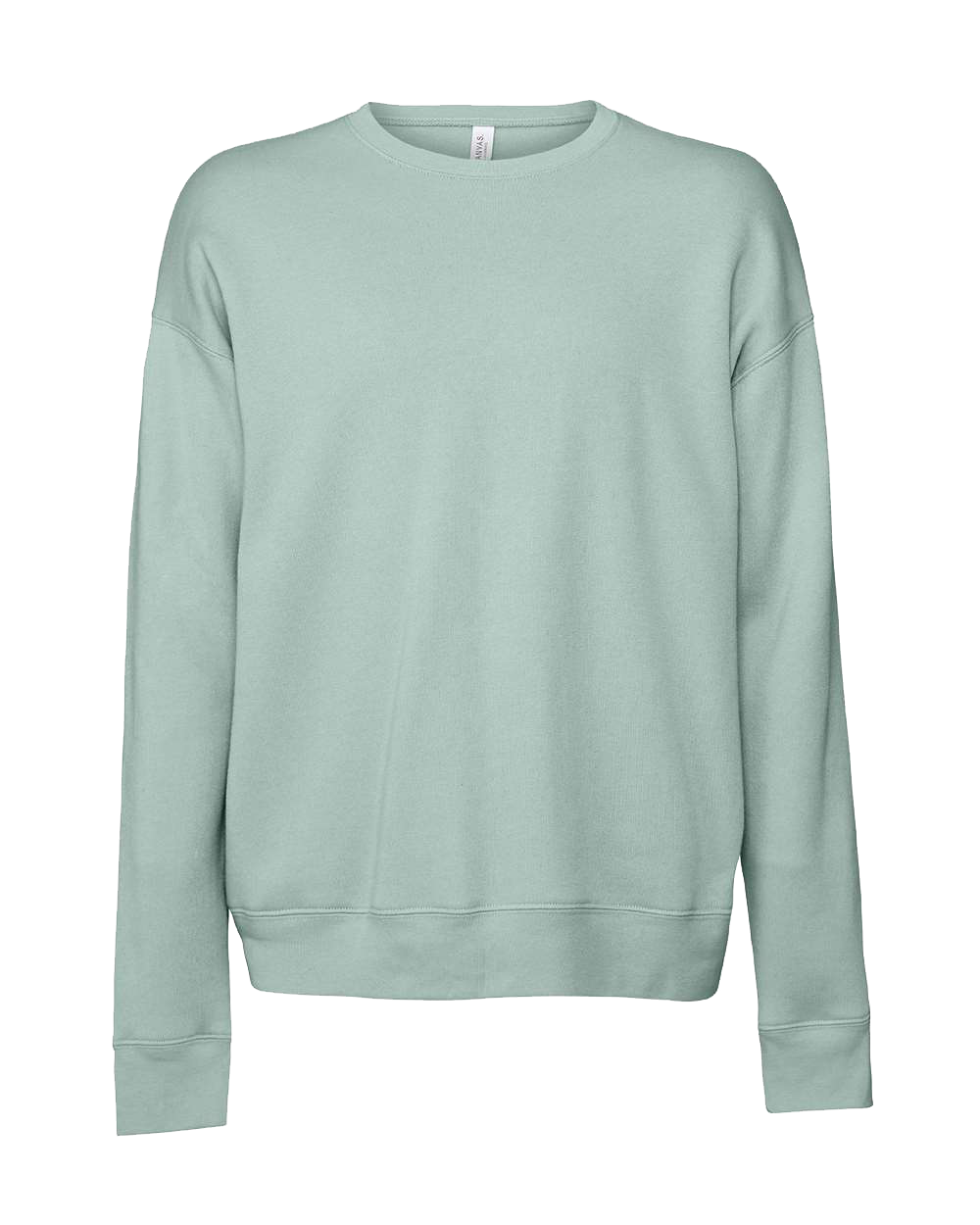 Bella Canvas 3945 Unisex Drop Shoulder Fleece Crewneck Sweatshirt