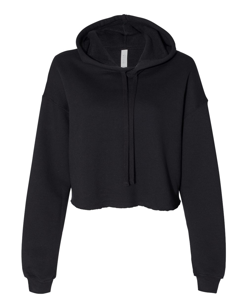 Bella Canvas 7502 Women's Crop Hoodie Fleece Sweatshirt
