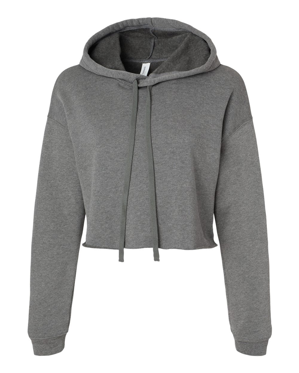 Bella Canvas 7502 Women's Crop Hoodie Fleece Sweatshirt