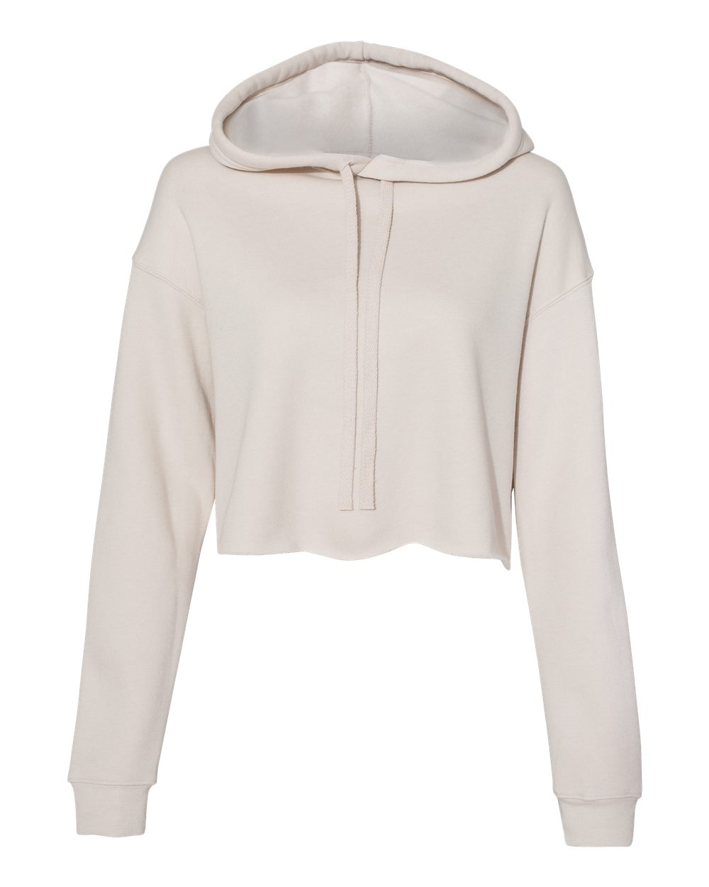 Bella Canvas 7502 Women's Crop Hoodie Fleece Sweatshirt