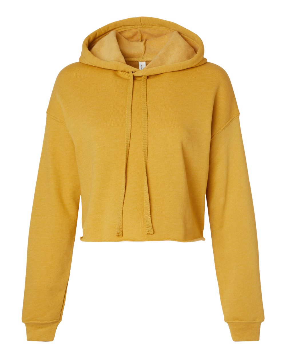 Bella Canvas 7502 Women's Crop Hoodie Fleece Sweatshirt