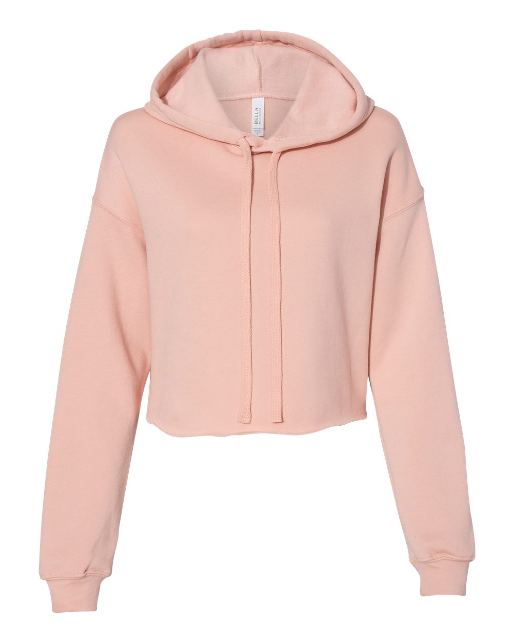 Bella Canvas 7502 Women's Crop Hoodie Fleece Sweatshirt