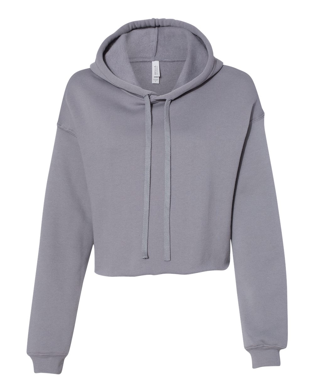 Bella Canvas 7502 Women's Crop Hoodie Fleece Sweatshirt