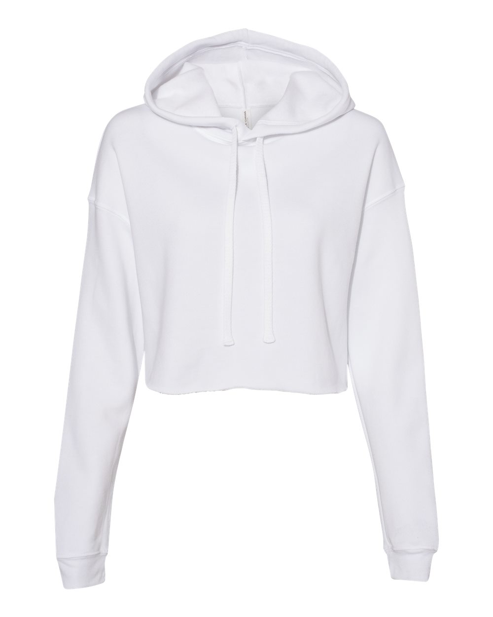 Bella Canvas 7502 Women's Crop Hoodie Fleece Sweatshirt