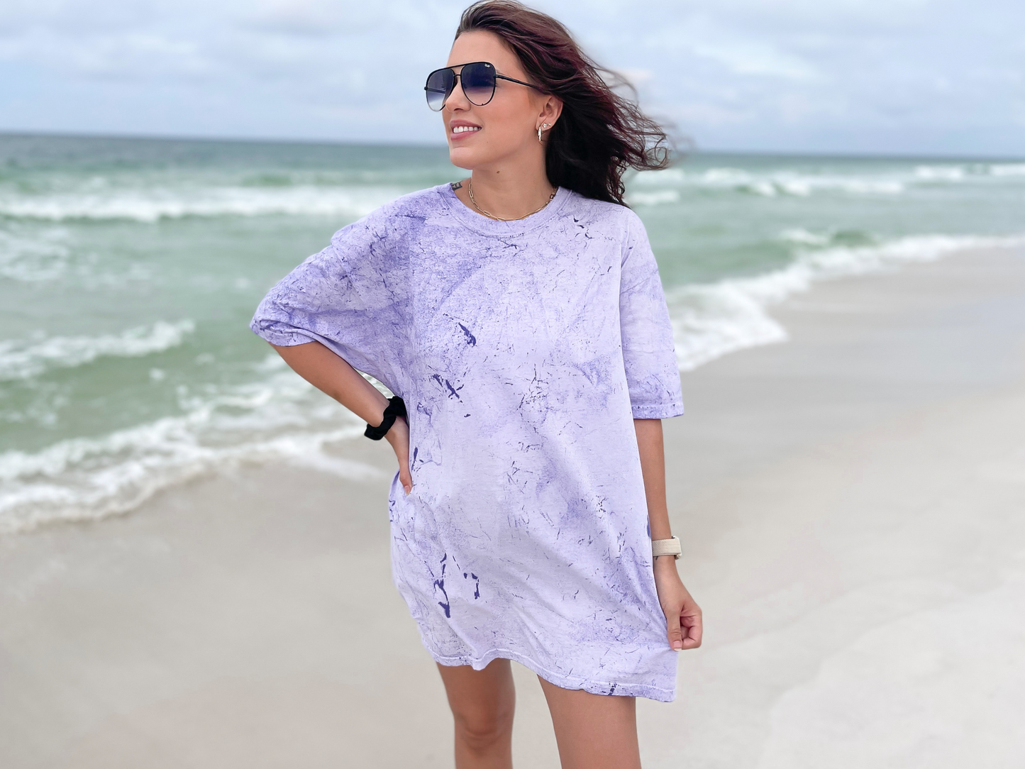 Comfort Colors Tie Dye Shirt 1745 Colorblast Blank Tshirt Garment Dyed Plain Shirt Tie Dye T-shirt Wholesale Blank Cotton Shirt for Printing