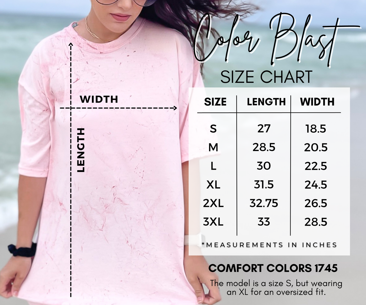 Comfort Colors Tie Dye Shirt 1745 Colorblast Blank Tshirt Garment Dyed Plain Shirt Tie Dye T-shirt Wholesale Blank Cotton Shirt for Printing