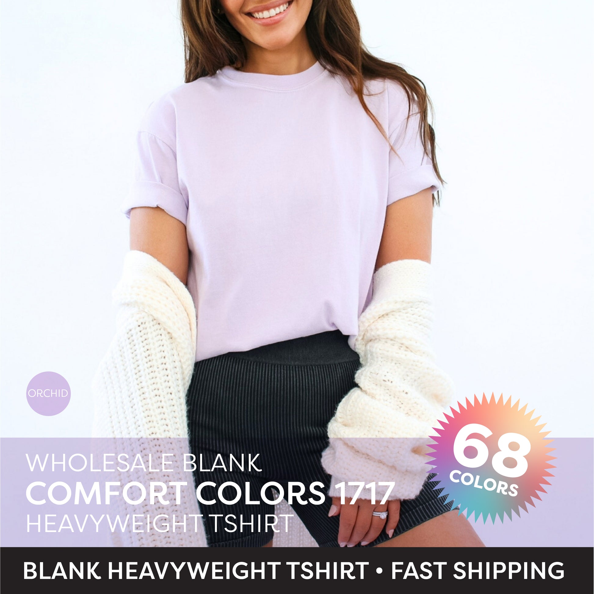 Orchid Comfort Colors Shirt 1717