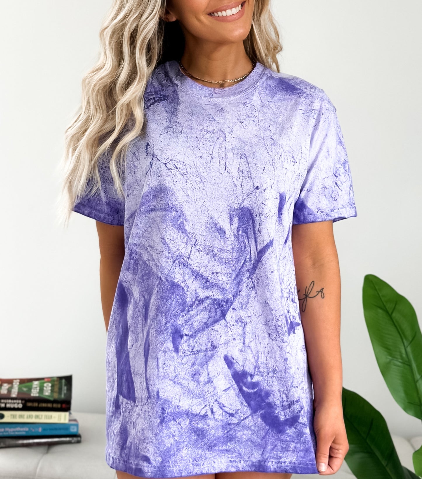Comfort Colors Tie Dye Shirt 1745 Colorblast Blank Tshirt Garment Dyed Plain Shirt Tie Dye T-shirt Wholesale Blank Cotton Shirt for Printing