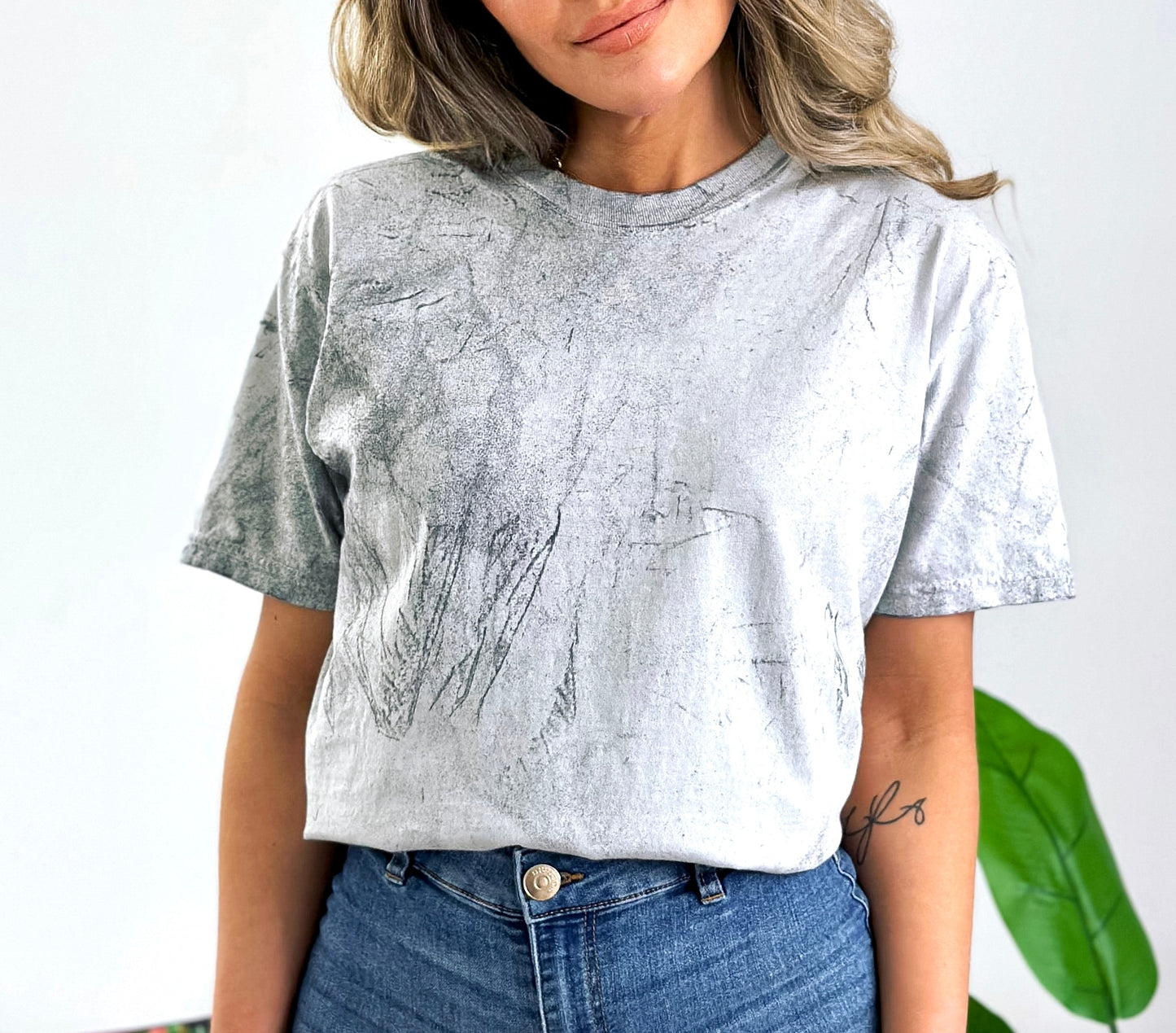 Comfort Colors Tie Dye Shirt 1745 Colorblast Blank Tshirt Garment Dyed Plain Shirt Tie Dye T-shirt Wholesale Blank Cotton Shirt for Printing