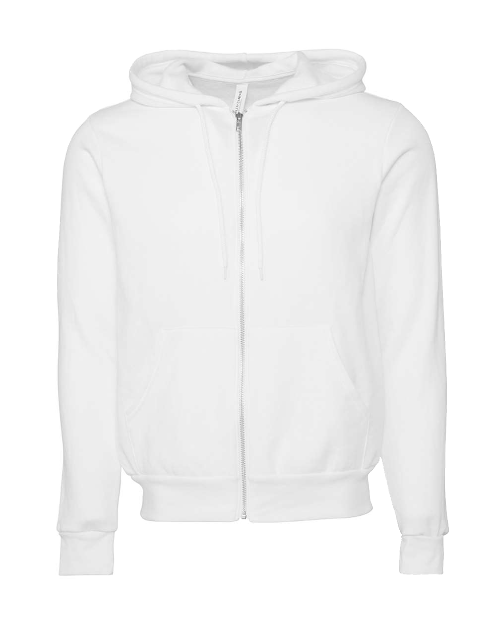 Bella Canvas 3739 Unisex Poly-Cotton Fleece Full-Zip Hooded Sweatshirt