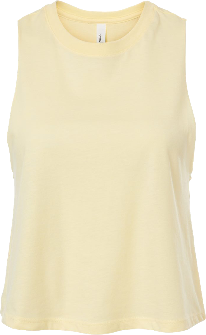 Bella Canvas 6682 Women's Racerback Cropped Tank Top