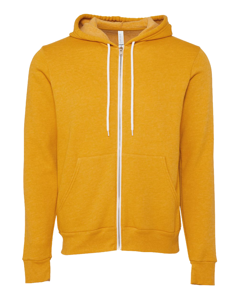 Bella Canvas 3739 Unisex Poly-Cotton Fleece Full-Zip Hooded Sweatshirt
