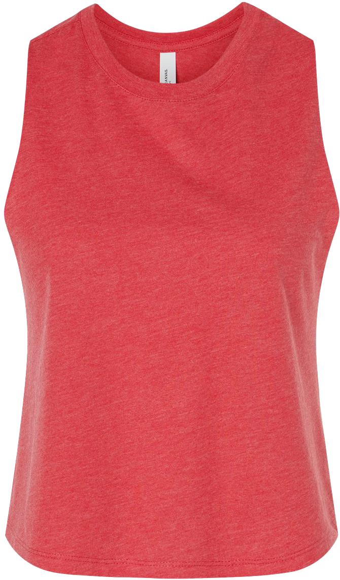 Bella Canvas 6682 Women's Racerback Cropped Tank Top