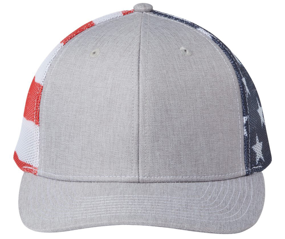 🇺🇸American Flag Hat USA Trucker Patriotic Hat American Pride Cap Snapback Mesh Hat Stars Stripes Camo Mesh Trucker Hat Blank American Flag Kati Hat