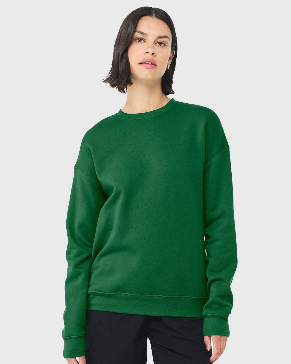 Bella Canvas 3945 Unisex Drop Shoulder Fleece Crewneck Sweatshirt