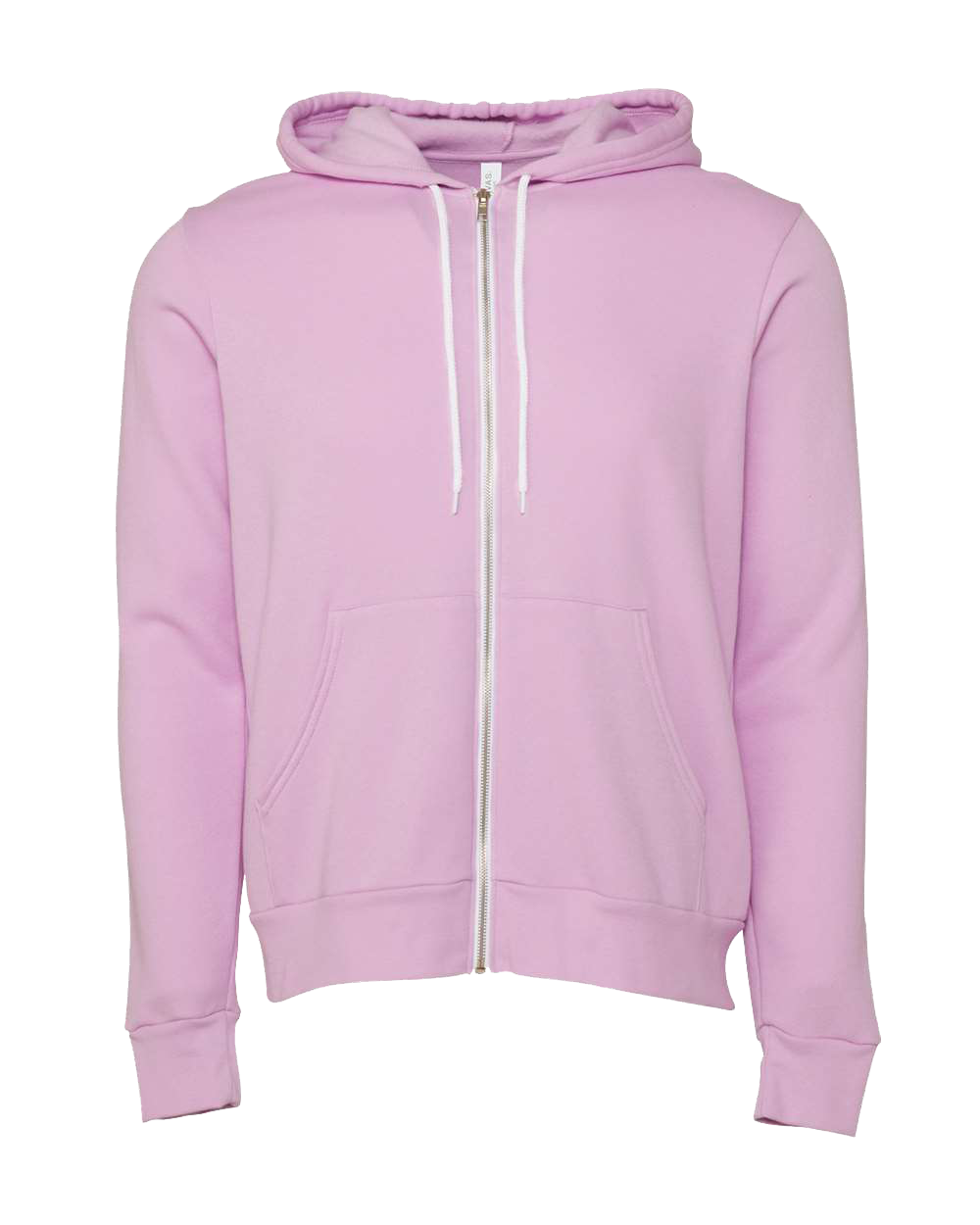 Bella Canvas 3739 Unisex Poly-Cotton Fleece Full-Zip Hooded Sweatshirt