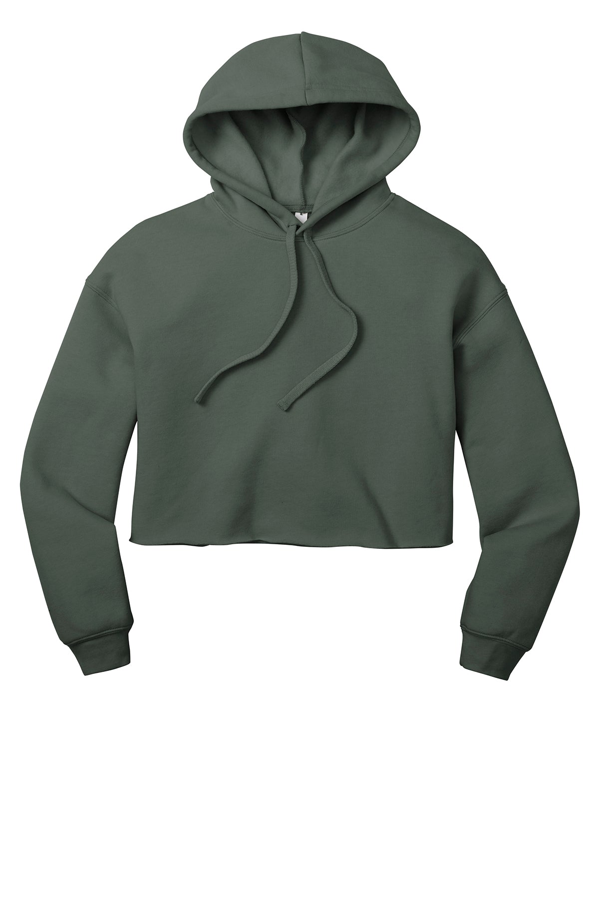 Bella Canvas 7502 Women's Crop Hoodie Fleece Sweatshirt