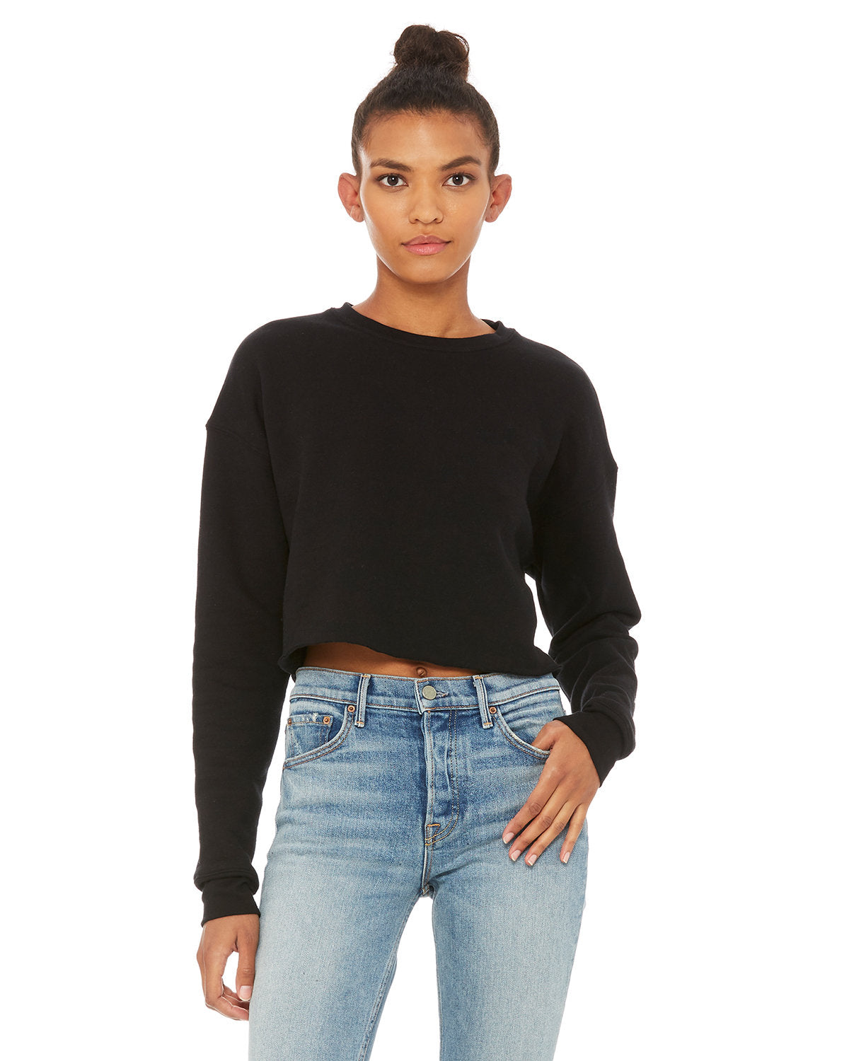 BELLA CANVAS 7503 Women's Cropped Crewneck Sweatshirt