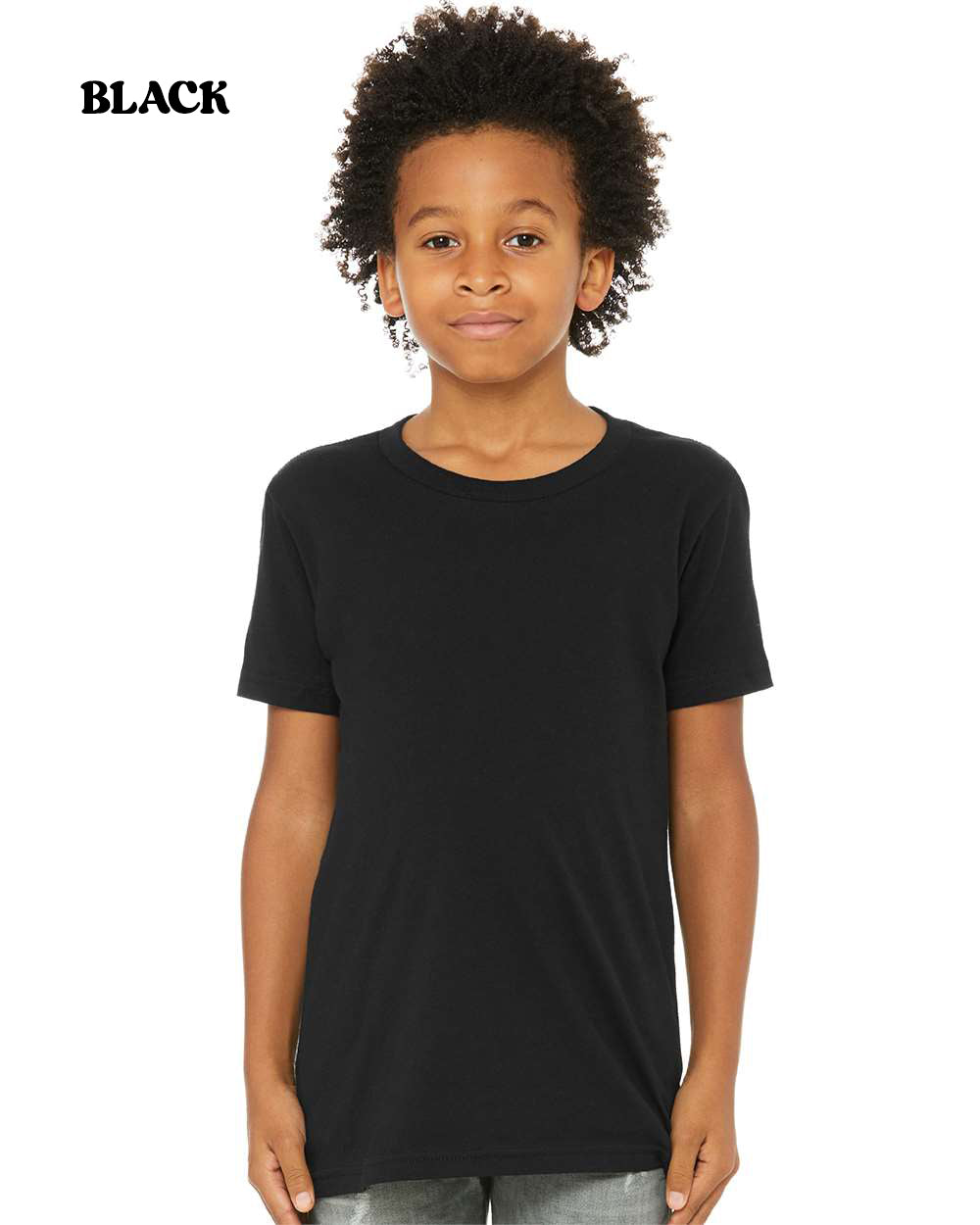 Bella Canvas Youth Jersey Tshirt 3001Y Kids Cotton Tee Shirt