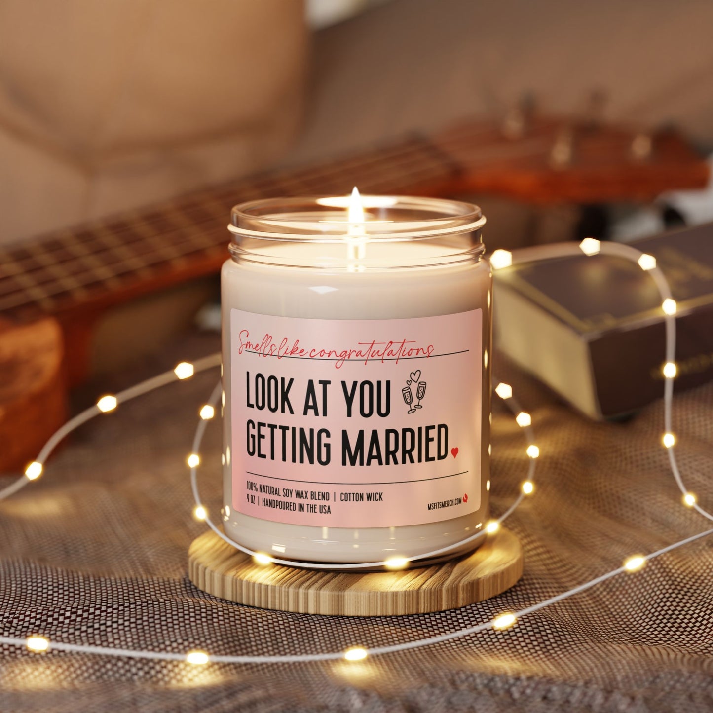 Wedding Candle Gift Getting Married Engagement Gift Candle Bridal Shower Funny Candle for Newlyweds Getting Married Candle