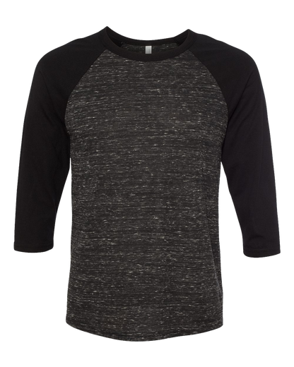 Baseball Shirt Bella Canvas 3200 Three Quarter Sleeve Raglan