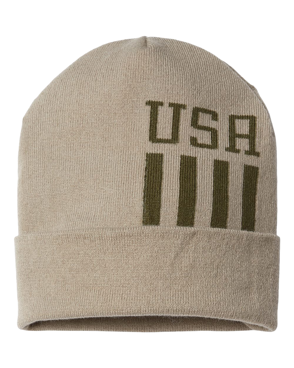 🇺🇸USA Made Patriotic Cuffed Beanie Cap American Flag Knit Beanie Stars and Stripes Winter Hat USA Pride Beanie, USA Flag Gift for Him or Her