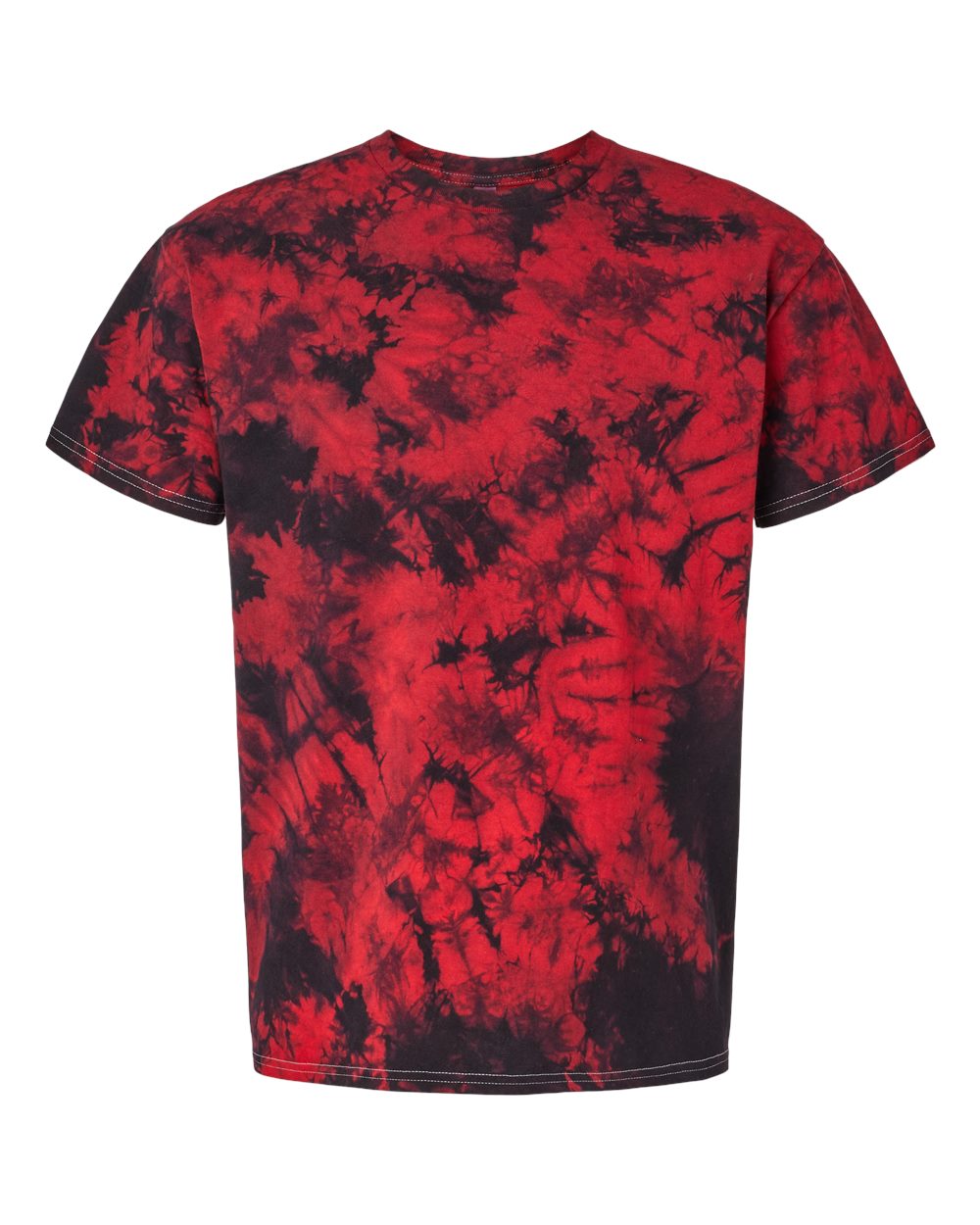 Tie Dye Shirt Wholesale Crystal Wash Short Sleeve T-shirt Tie-Dye Shirt Blanks Dyenomite Cotton Tie Dye Shirt for Silkscreen DTG Printing