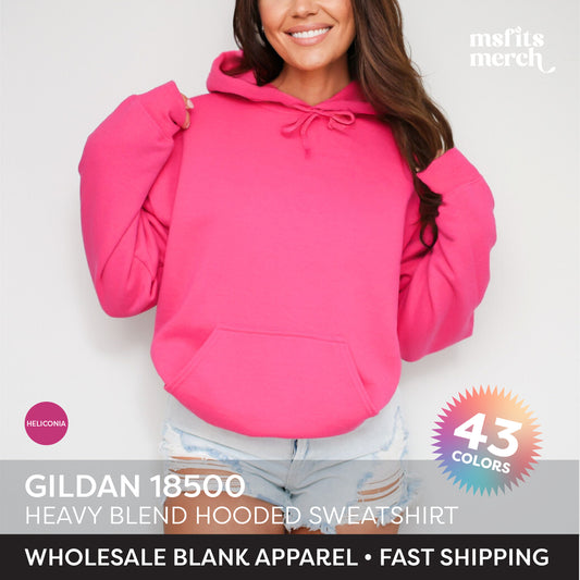 Gildan 18500 Hooded Sweatshirt Heavy Blend Hoodie