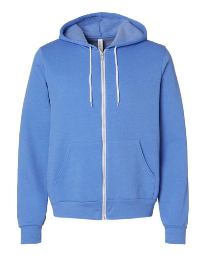 Bella Canvas 3739 Unisex Poly-Cotton Sponge Fleece Zip Hoodie Sweatshirt
