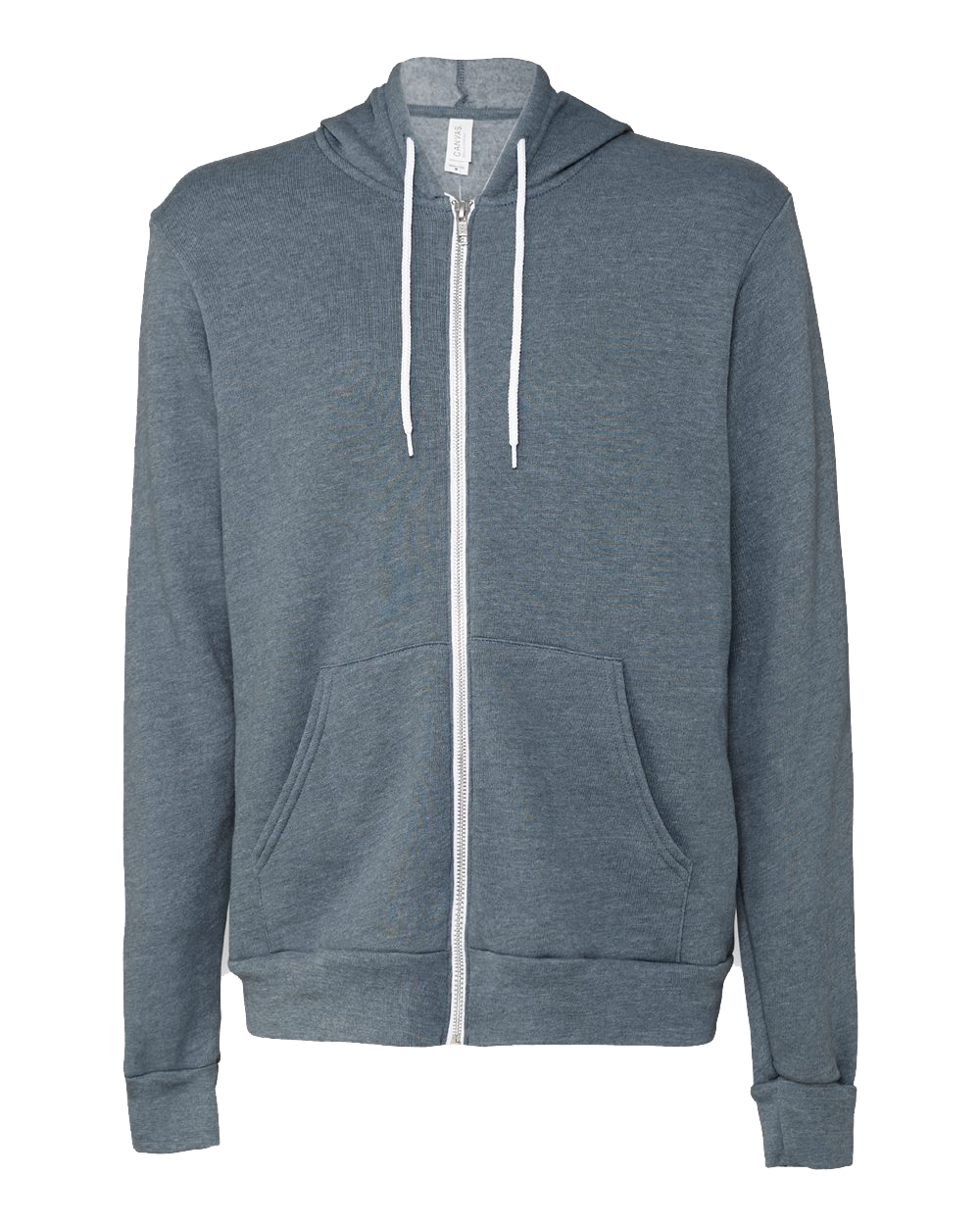 Bella Canvas 3739 Unisex Poly-Cotton Sponge Fleece Zip Hoodie Sweatshirt