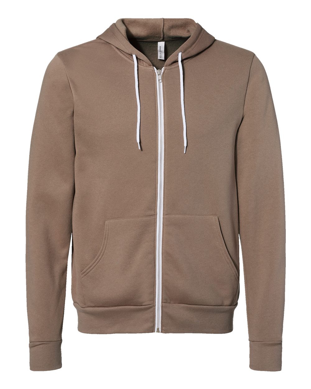 Bella Canvas 3739 Unisex Poly-Cotton Sponge Fleece Zip Hoodie Sweatshirt