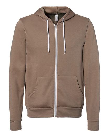 Bella Canvas 3739 Unisex Poly-Cotton Sponge Fleece Zip Hoodie Sweatshirt