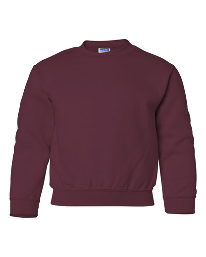 Gildan Youth Sweatshirt 18000B Heavy Blend 50/50 Fleece Crewneck
